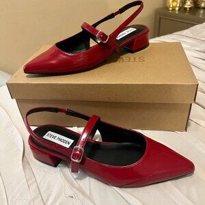 Cherry Red Steve Madden Flats